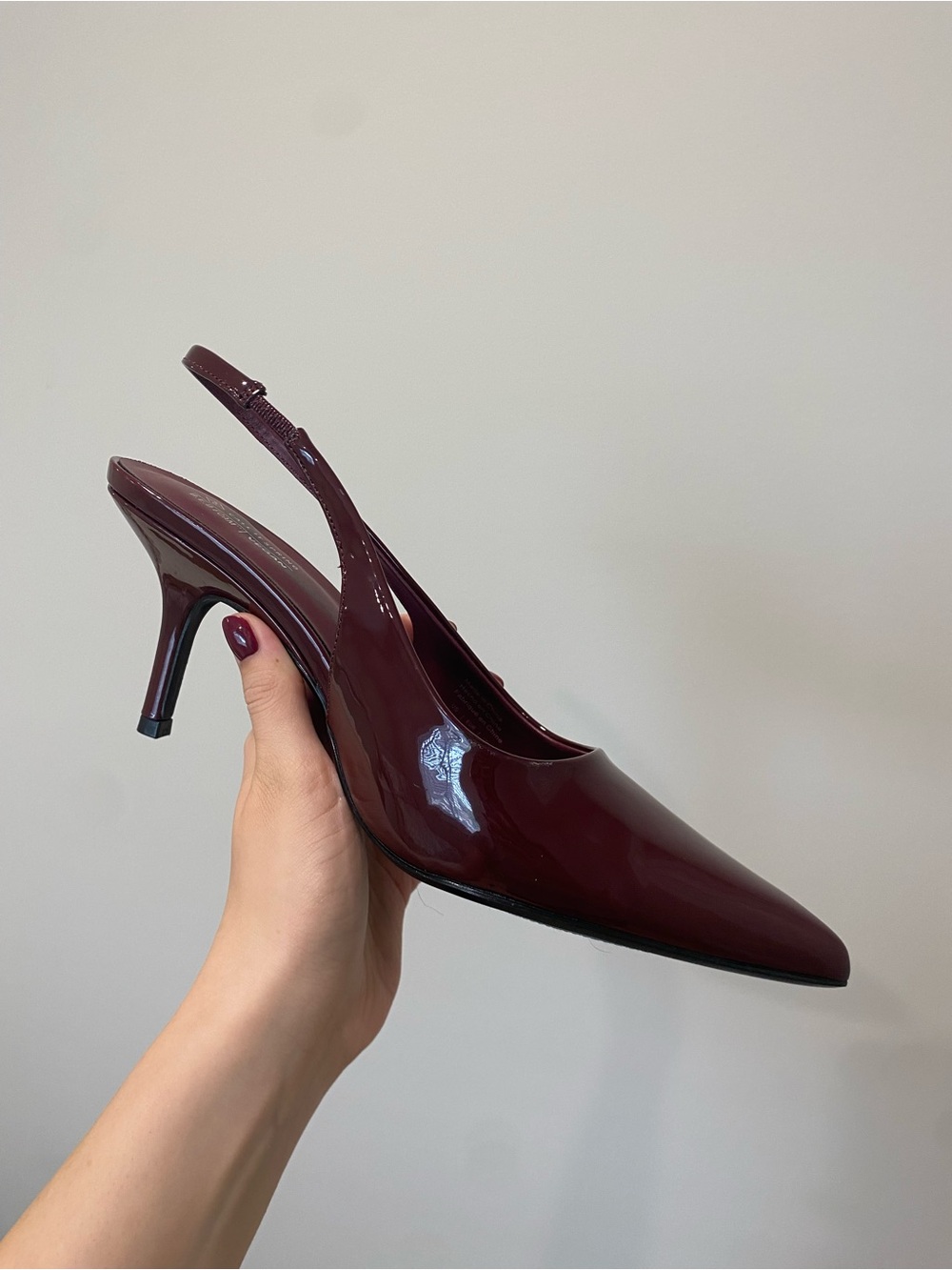 Call it Spring | Slingback Patent Red Kitten Heel ❤️